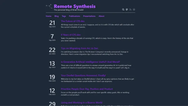 Remote Synthesis