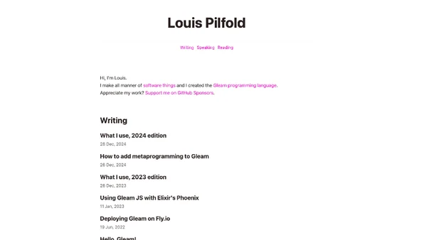 Louis Pilfold