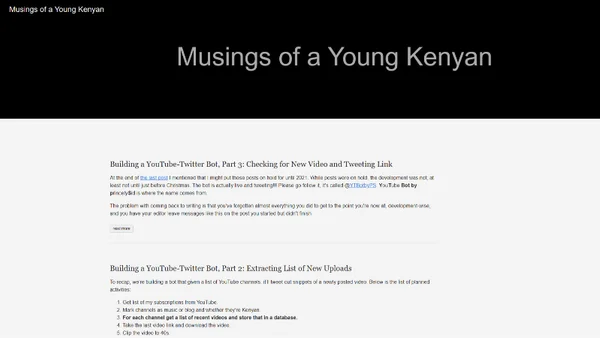 Young Kenyan