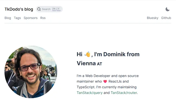 TkDodo Dominik Dorfmeister