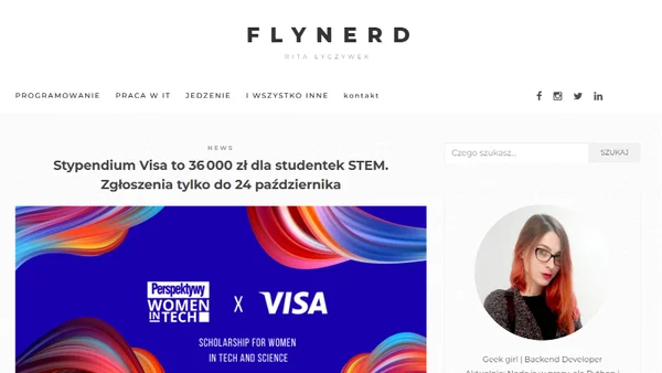 FlyNerd Małgorzata Łyczywek