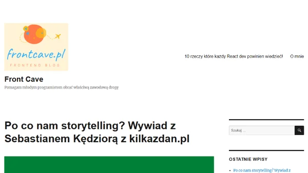 FrontCave Radosław Anuszewski