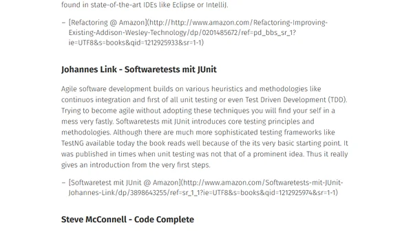 My software engineering book Top 5