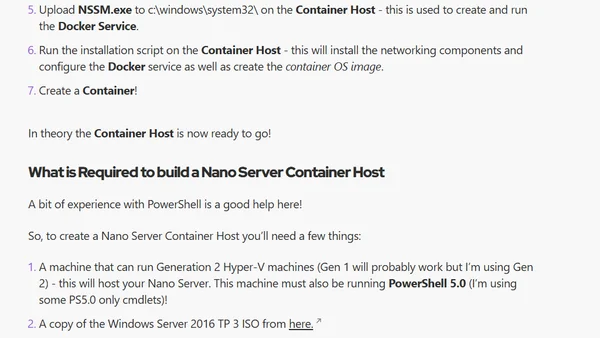 How to Use Containers on Windows Nano Server