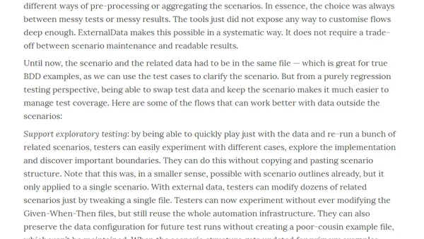 Given-When-Then, tweak and try again