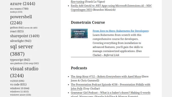 Dew Drop – January 20, 2026 (#4586)