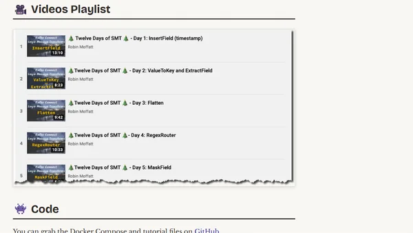 Kafka Connect - Deep Dive into Single Message Transforms