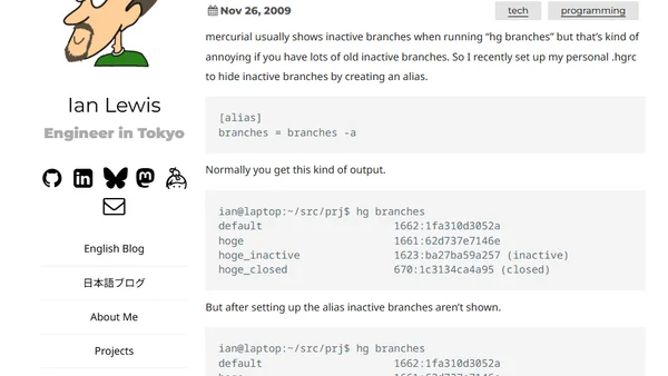 How to Hide Inactive Branches by Default with Mercurial