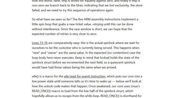 A Close Look at a Spinlock