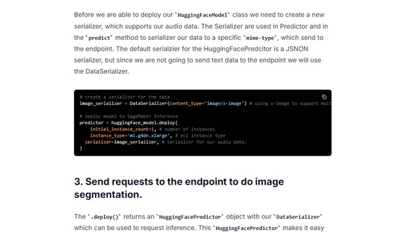 Semantic Segmantion with Hugging Face's Transformers and Amazon SageMaker