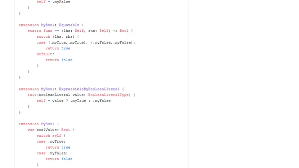 All about the Bool type in Swift