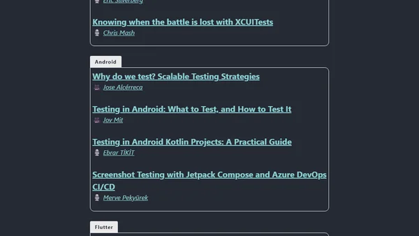 Mobile Automation Newsletter - #58