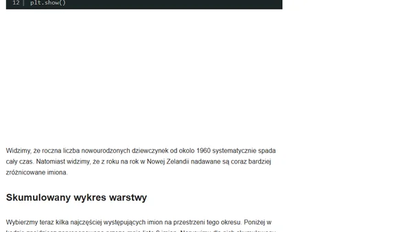 #023 Wykres warstwowy (area chart)