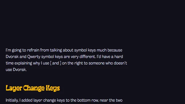 How I set up my Moonlander