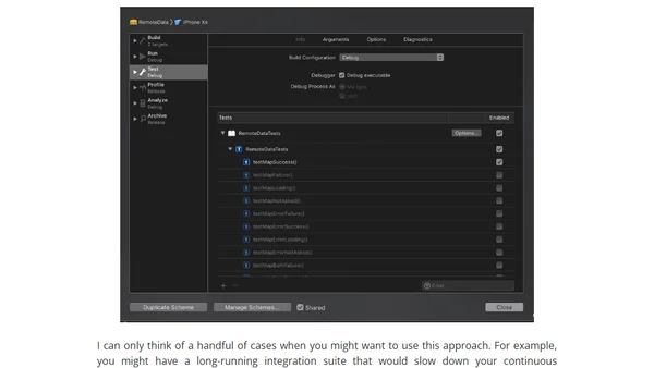 How to run a single test in Xcode