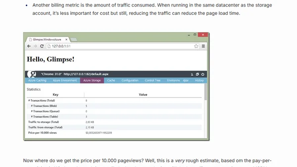 A new year's present: introducing Glimpse plugins for Windows Azure