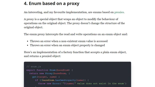 4 Ways to Create an Enum in JavaScript
