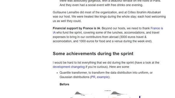 Scikit-learn Paris sprint 2017