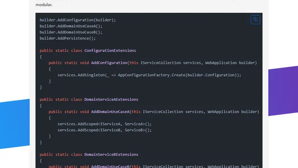 Structure and order your DI container