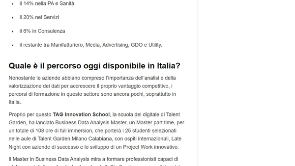 Data Analyst: Chi è, Cosa Fa e Quanto Guadagna?