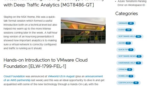 VMworld Europe 2016 Day 1