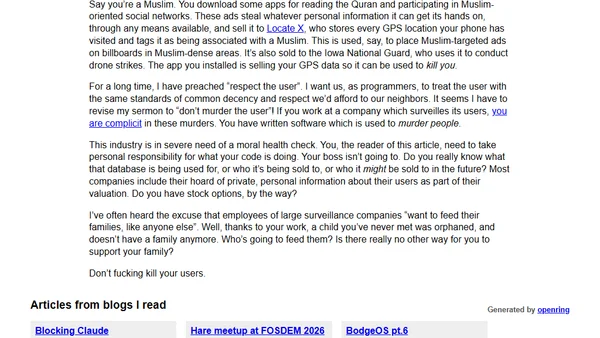 The corporate surveillance machine is killing people