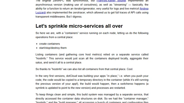 From dotCloud to Docker