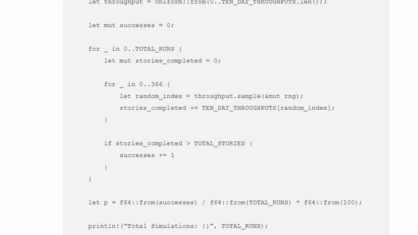 How to replace estimations and guesses with a Monte Carlo simulation