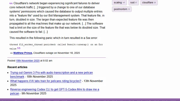 Quoting Matthew Prince