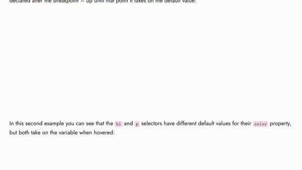 Practical Tips for Working with CSS Variables