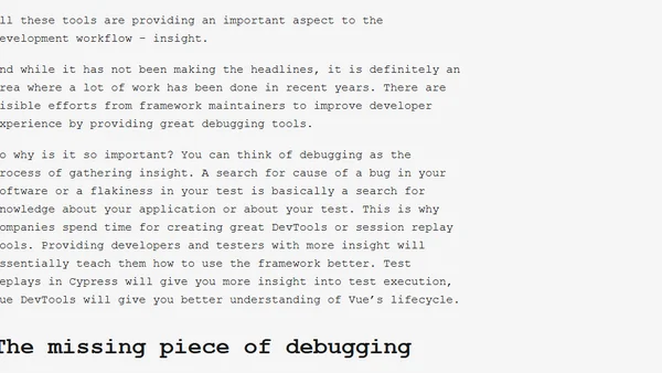 Next big trend in testing? Debugging