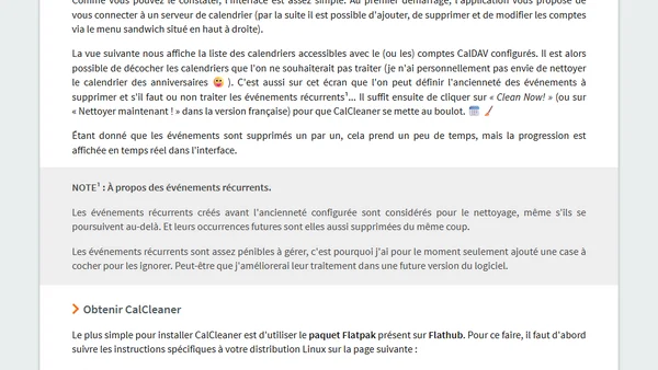 CalCleaner : J'ai développé un petit outil pour supprimer les vieux événements des calendriers