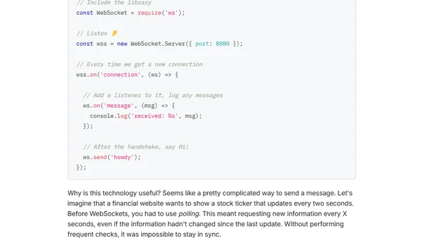 Kicking Butt and Taking Names With WebSockets (Tutorial)
