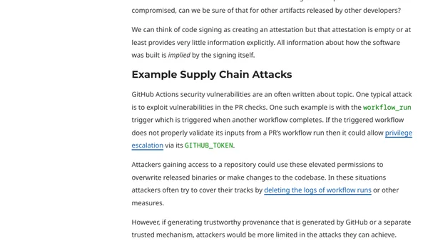 Code Signing is not Enough