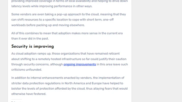 5 Trends impacting cloud technologies adoption