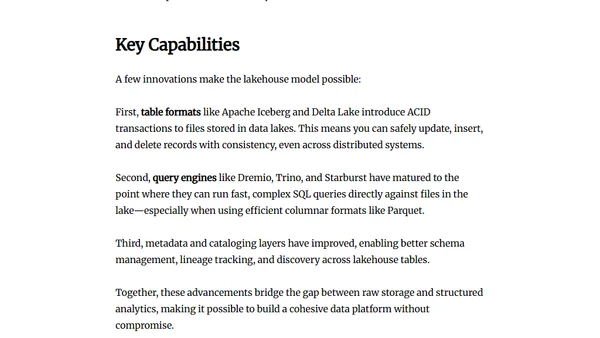 Introduction to Data Engineering Concepts | Data Lakehouse Architecture Explained