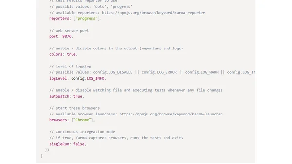 karma와 watch로 유닛테스트 코드 개발하기