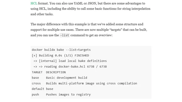 Docker Bake and Chainguard Images
