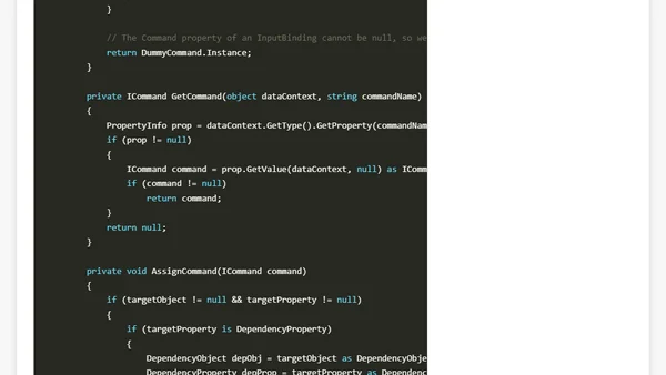 [WPF] Using InputBindings with the MVVM pattern