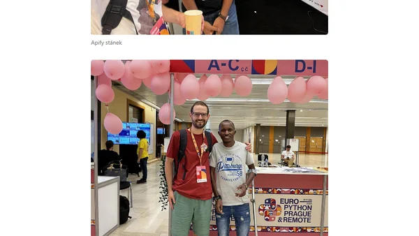 Týdenní poznámky: EuroPython a překopávání sponzorů