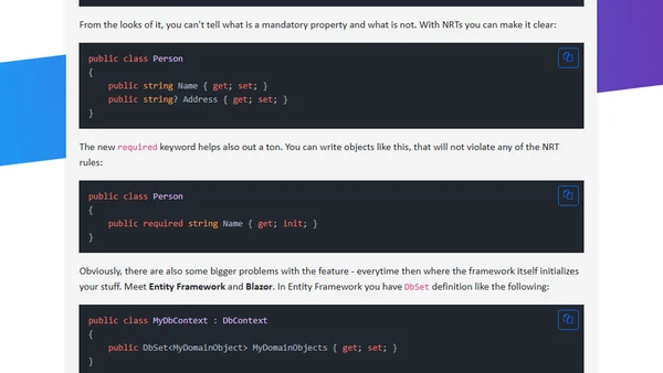 Turn on Nullability checks by default