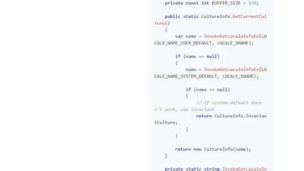 CultureInfo changes in UWP - Part 2