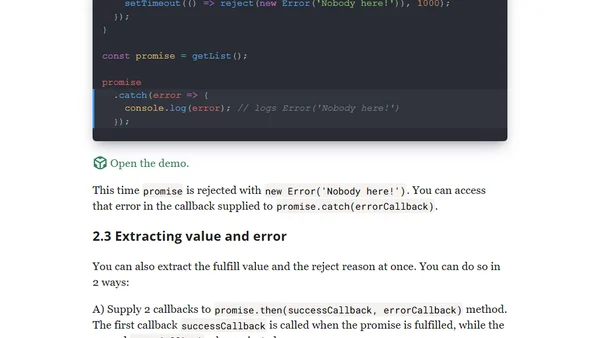What is a Promise in JavaScript?