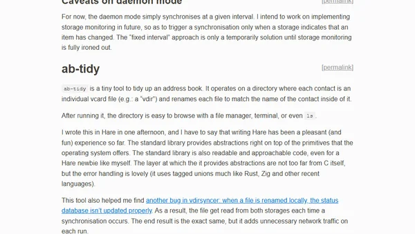 Status update, May 2024