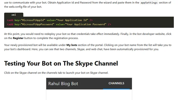 Building Bots with The Microsoft Bot Framework - Part 5