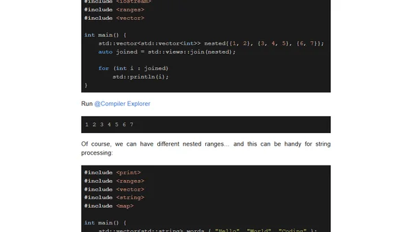 How to join or concat ranges, C++26
