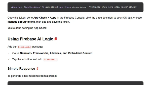 Implementing Firebase AI Logic in Your iOS App with Swift