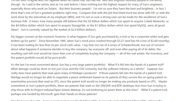 Is the Linux community watching a setting Sun?