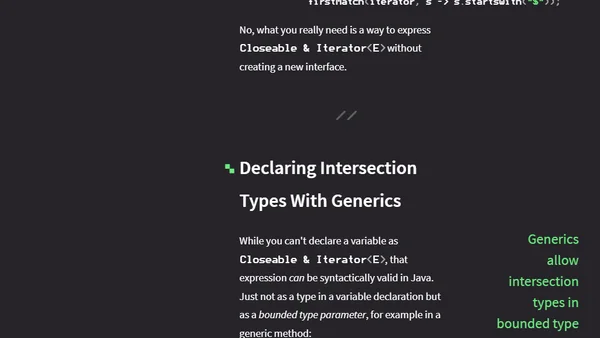 Unlocking Intersection Types With var