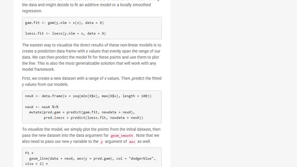 Plotting custom models with ggplot2 in R